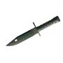 Ontario Knives 6143 M-9 Bayonet Fixed Blade Knife with Black Handle & Blade Ontario Knives 6143 M-9 Bayonet Fixed Blade Knife with Black Handle & Blade