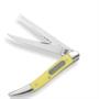 Case Knives 120 Fishing Pocket Knife with Yellow Handle Case Knives 120 Fishing Pocket Knife with Yellow Handle