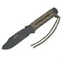 Tops Knives 102 Black Rhino Fixed Blade Knife with Paracord Wrapped Handle & Kydex Sheath Tops Knives 102 Black Rhino Fixed Blade Knife with Paracord Wrapped Handle & Kydex Sheath