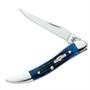 Case Knives 2804 Small Texas Toothpick Pocket Knife with Navy Blue Bone Handles Case Knives 2804 Small Texas Toothpick Pocket Knife with Navy Blue Bone Handles