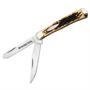 Winchester Knives G1326 Ersatz Trapper Pocket Knife with Simulated Stag Handles Winchester Knives G1326 Ersatz Trapper Pocket Knife with Simulated Stag Handles