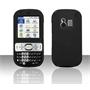 Black Silicon Skin Cover Case for Sprint/at&t Palm Centro 690 - Flexible Soft