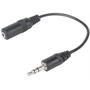 2.5mm 4C Jack to 3.5mm Stereo Plug Adapter 6" 2.5mm 4C Jack to 3.5mm Stereo Plug Adapter 6"
