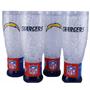 San Diego Chargers Crystal Pilsners (Pack of 4) San Diego Chargers Crystal Pilsners (Pack of 4)