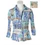 Agora Women's Button-down Collar Blouse