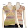 Shu Shu Women's Crossover Wrap Sweater