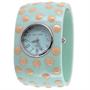 Betsey Johnson Women's Blue Bangle Watch