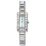 Bulova Women's White Dial Crystal Watch