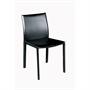 Crystie Black Leather Dining Chairs (Set of 2) Crystie Black Leather Dining Chairs (Set of 2)