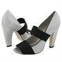 Vince Camuto Abby Pump Black/ Dove-Elastic Pearl Vince Camuto Abby Pump Black/ Dove-Elastic Pearl