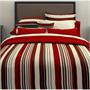 Plaza Red 3-piece Cotton Duvet Bedding Set Plaza Red 3-piece Cotton Duvet Bedding Set