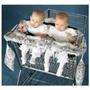 Buggy Bagg Shopping Cart Cover Twin - Black & White Gingham Buggy Bagg Shopping Cart Cover Twin - Black & White Gingham