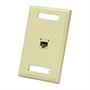 C2G 1 Socket Network Faceplate - RJ-45 - White C2G 1 Socket Network Faceplate - RJ-45 - White