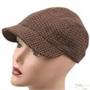Wool Fashion Fitted Cap-Brown W16S56D Wool Fashion Fitted Cap-Brown W16S56D