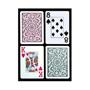 Trademark Global Copag Poker Size JUMBO Index - Green/Bur - 10-P6017J Trademark Global Copag Poker Size JUMBO Index - Green/Bur - 10-P6017J