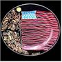 Bellisimo! America's Flag Design Hand Painted Platte - PLTL-0901 Bellisimo! America's Flag Design Hand Painted Platte - PLTL-0901
