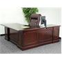 Traditional Wood Veneer Left Executive L-Shaped Desk - SL-EX-L-LEFT-GG Traditional Wood Veneer Left Executive L-Shaped Desk - SL-EX-L-LEFT-GG