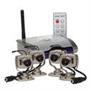 2.4GHz Wireless Surveillance Camera Kit w/4-Channel Wireless Receiver & 4 Wireless Color Cameras w/Microphone 2.4GHz Wireless Surveillance Camera Kit w/4-Channel Wireless Receiver & 4 Wireless Color Cameras w/Microphone