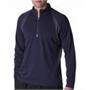 Alo Pullover Mens Long Sleeve Dry Fit 1/2 Zip Workout Top M3001 (Grey/Slate/Orange / M) Alo Pullover Mens Long Sleeve Dry Fit 1/2 Zip Workout Top M3001 (Grey/Slate/Orange / M)