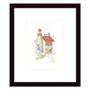 Art Poster Wood Framed Print - Stone Wall Sound - Artist: Danielle- P Art Poster Wood Framed Print - Stone Wall Sound - Artist: Danielle- P