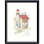 Art Poster Metal Framed Print - Stone Wall Sound - Artist: Danielle- Art Poster Metal Framed Print - Stone Wall Sound - Artist: Danielle-
