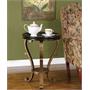 Masterpiece Accent Table Reverse Painted Faux Gold Leaf - 310-352 Masterpiece Accent Table Reverse Painted Faux Gold Leaf - 310-352